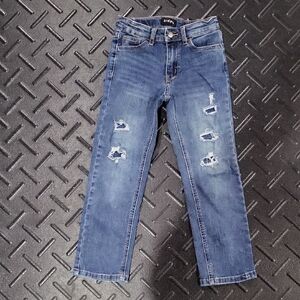 Kids Blue Distressed Jeans